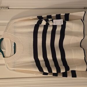 SONOMA BRAND WOMEN'S PLUS SIZE BLACK AND WHITE SWEATER SIZE XXL